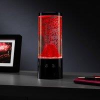 Menkind RED5 Volcano Lamp Stunning Lava-Effect Mood Light in Black