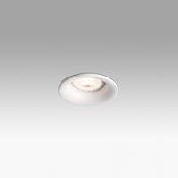 Netlighting Ne 1 Light Round Recessed Spotlight White GU10