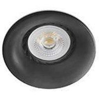 Netlighting Neon Black recessed Downlight Round 1x GU10