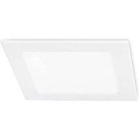 Netlighting Easy Integrated LED Square Recessed Downlight Panel Matt White Cool White