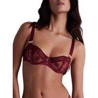 Aubade Women's Magnetic Spell Half-Cup Bra in Red | Size: 40D