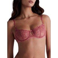 Aubade Women's Feeling Myself Half Cup Bra in Pink | Size: 32D