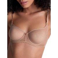 Aubade Women's Sheer Emotion Half Cup Bra in Nude | Size: 30F