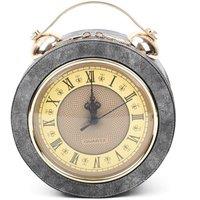 Fontanella Fashion Women's Clock Shaped Gothic Unique Design Handbag in Silver