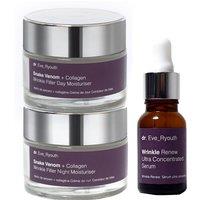 dr. Eve Ryouth Women's Anti-Aging Routine for Collagen Boost & Deep Wrinkles Set in Clear