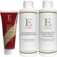 Erth Skin London Women's Hyaluronic Acid Moisturizing Shampoo 1L +Conditioner 1L + Hair mask 250ML in White