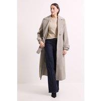 Wallis Women's Principles by Contrast Piping Coat in Mink | Size: 14