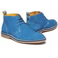 Moshulu Men's 'Chassis' Desert Boots in Blue | Size: 8