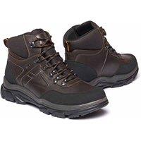 Moshulu Men's 'Backstops' Water-Resistant Leather Boots in Brown | Size: 9