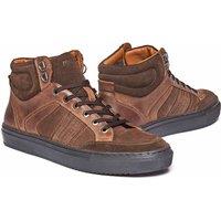 Moshulu Men's 'Homerun' High Top Trainers in Brown | Size: 9