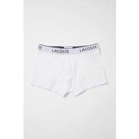 Lacoste Men's 3 Pack Boxers All White | Size: Large
