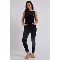Urban Bliss Women's Dixie Dungaree in Black | Size: 10