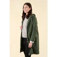D2C Women's Tilly Coat in Dark Green | Size: 12