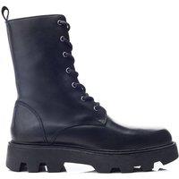 b.soleful Women's 'B.Dudley' Leather Mid Calf Boots in Black | Size: 6