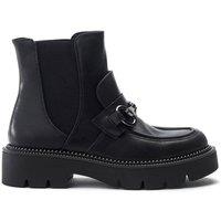 b.soleful Women's 'Golder' Porvair Ankle Boots in Black | Size: 8