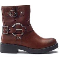 b.soleful Women's 'Galaine' Porvair Ankle Boots in Tan | Size: 7