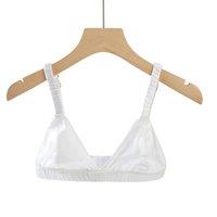 Soft Strokes Silk Women's Silk Bralette Vin - White | Size: XS