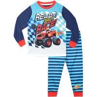 Blaze and the Monster Machines Boy's Ready To Race Pyjama set in Blue | Size: 18-24 m