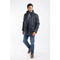 Weird Fish Men's Thunderchief Wadded Field Jacket in Navy | Size: 2XL