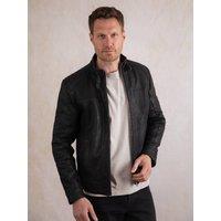 Lakeland Leather Men's Wilton Leather Jacket in Black | Size: 42