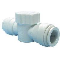 John Guest Shut Off-Tap 15mm (15ESOT) in White