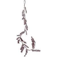 VFM e-Store Christmas Glitter Leaves Garland Decoration 150cm x 8cm Gold X 1 | Size: 150 cm x 8 cm