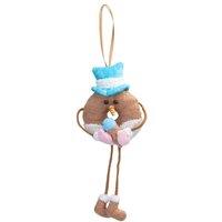 VFM e-Store Christmas Hanging Decoration 31cm x 15cm Blue X 1 | Size: 31 cm x 15 cm