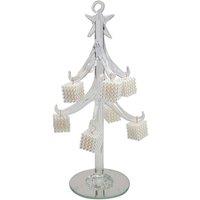 VFM e-Store Christmas Decoration 19cm x 8cm White X 1 | Size: 19 cm x 8 cm
