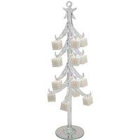 VFM e-Store Christmas Decoration 36cm x 12cm White X 1 | Size: 36 cm x 12 cm