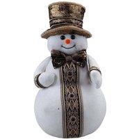 VFM e-Store Christmas Snowman Decoration 39cm x 20cm White X 1 | Size: 39 cm x 20 cm