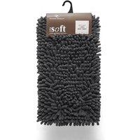 GAVENO CAVAILIA Miami Chenille Loop Bath Mat in Charcoal