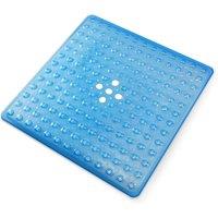 Keplin Non-Slip Shower Mat, For Shower Runner & Bathroom Tub, Square, 54x54cm in Blue | Size: 600mm