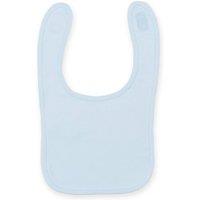 Larkwood Plain & Contrast Bib Pack of 2 in Pale Blue