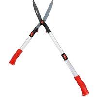 FLORA GUARD Lightweight Telescopic Hedge Shear Extendable 67cm to 88cm in Red
