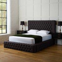 PARADISE BEDS LTD Buckingham Grand Ottoman Bed Set in Black | Size: Small Double