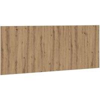 Berkfield Home Bed Headboard Artisan Oak 200x1.5x80 cm Engineered Wood in Brown