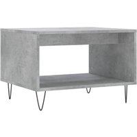 Berkfield Home Coffee Table Concrete Grey 60x50x40 cm Engineered Wood | Size: 60 x 50 x 40 cm