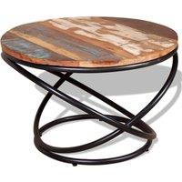 Berkfield Home Coffee Table Solid Reclaimed Wood 60x60x40 cm | Size: 60 x 60 x 40 cm