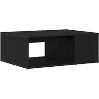 Berkfield Home Coffee Table Black Oak 90x67x33 cm Engineered Wood | Size: 90 x 67 x 33 cm