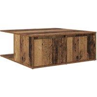 Berkfield Home Coffee Table Old wood 80 x 80 x 31 cm Engineered wood in Brown