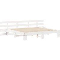 Berkfield Home with Drawer White 180 x 200 cm Wood