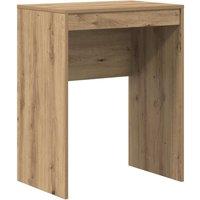 Berkfield Home Writing Desk Artisan oak Engineered wood 60 x 40 x 76 cm Sleek in Brown