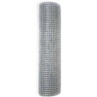 Berkfield Home Welded Wire Fence 0, 4x100 m Galvanised Steel in Silver