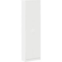 Berkfield Home Wardrobe White 55x25x189 cm Engineered Wood | Size: 55 x 25 x 189 cm