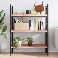 Berkfield Home Wall Shelf Light Brown 100x50x(2-4) cm Treated Solid Wood Oak