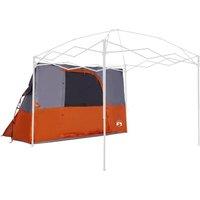 Berkfield Home Tent with Roof Other Grey & Orange & Black 280 x 220 x 176 cm