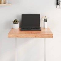 Berkfield Home Table Top Light Brown 60x60x(2-6) cm Treated Solid Wood Live Edge