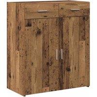 Berkfield Home Storage Cabinet Old Wood 80x42.5x93.5 cm Engineered Wood in Brown