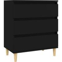 Berkfield Home Sideboard Black 60x35x70 cm Engineered Wood | Size: 60 x 35 x 70 cm