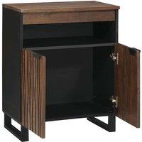 Berkfield Home Sideboard 60 x 33.5 x 75 cm Solid Wood & Engineered Wood in Brown